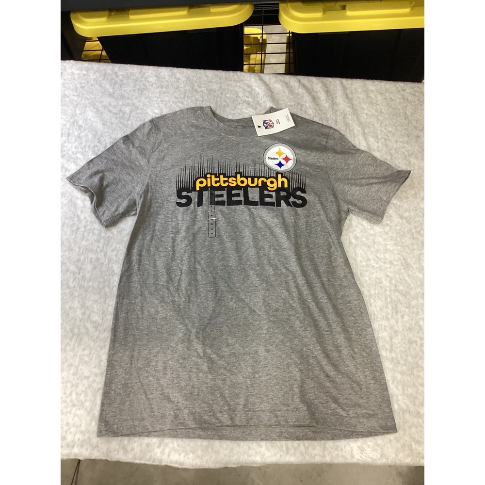 Nike Pittsburgh Steelers Mens‎ Grey Graphic T-Shirt NFL Team Apparel N199-06G M
